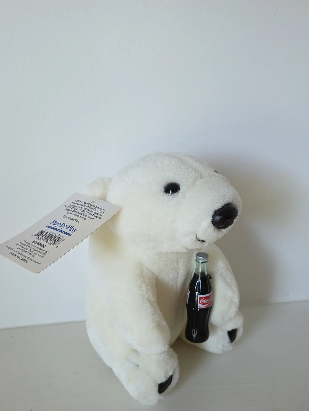 Vintage 1993 Coca-Cola Polar Bear plush collectible